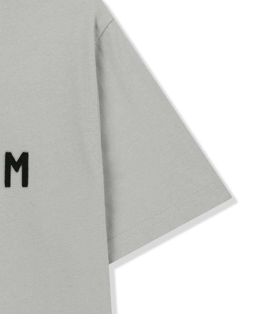 Mattengkim Applique Felt Logo Top In Gray