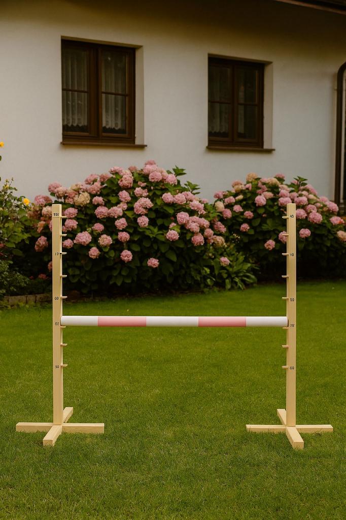 Skoková překážka pro Hobby Horse 120 cm, Světle růžová tyč