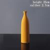 High quality ceramic vase for home decoration, living room, bedroom, dining room, table top decoration, yellow, gray, black