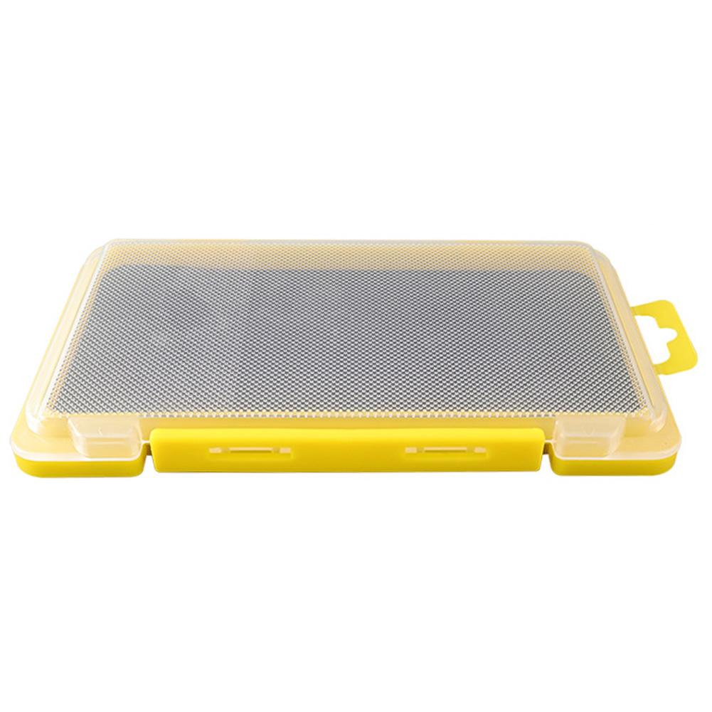 

Двухсторонний ящик для рыболовных снастей, ящик для хранения рыболовных инструментов, большая вместимость, пластиковый органайзер для приманки, портативные рыболовные принадлежности жёлтый