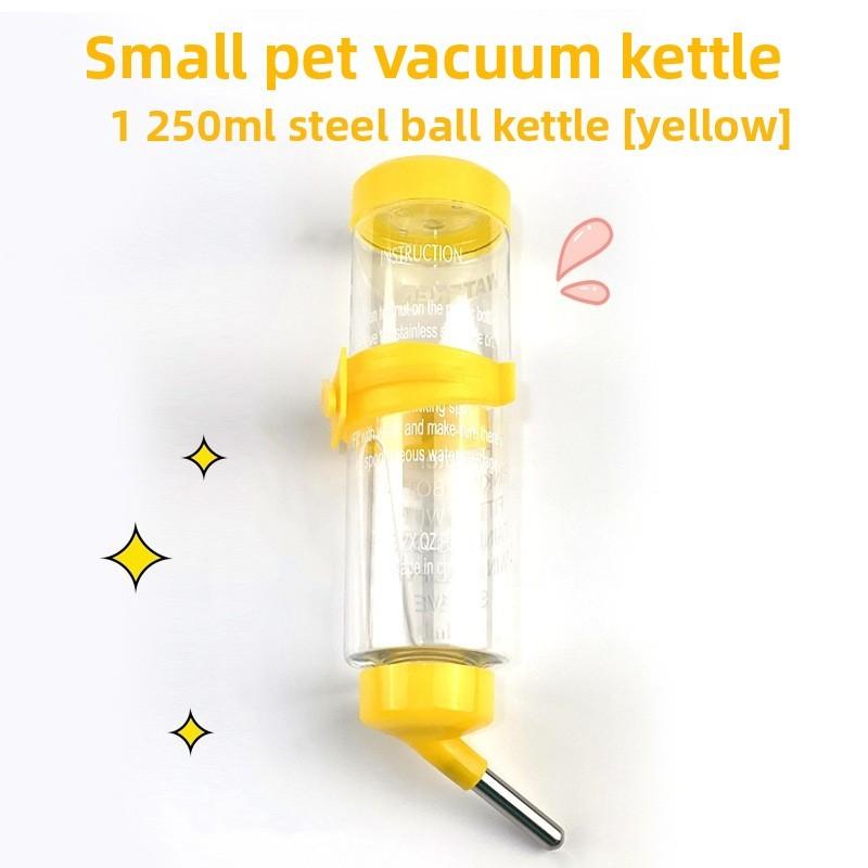 Hamster Water Bottle With Steel Ball Valve Leakproof Drinking Dispenser For Small Pets