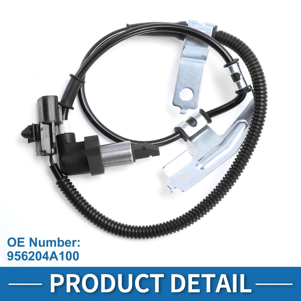 ABSOPRO ABS Wheel Speed Front Braking System Sensor for Hyundai Part 956204A100 Sensor, Left, Anti-Lock H-1 1997-2007, Number