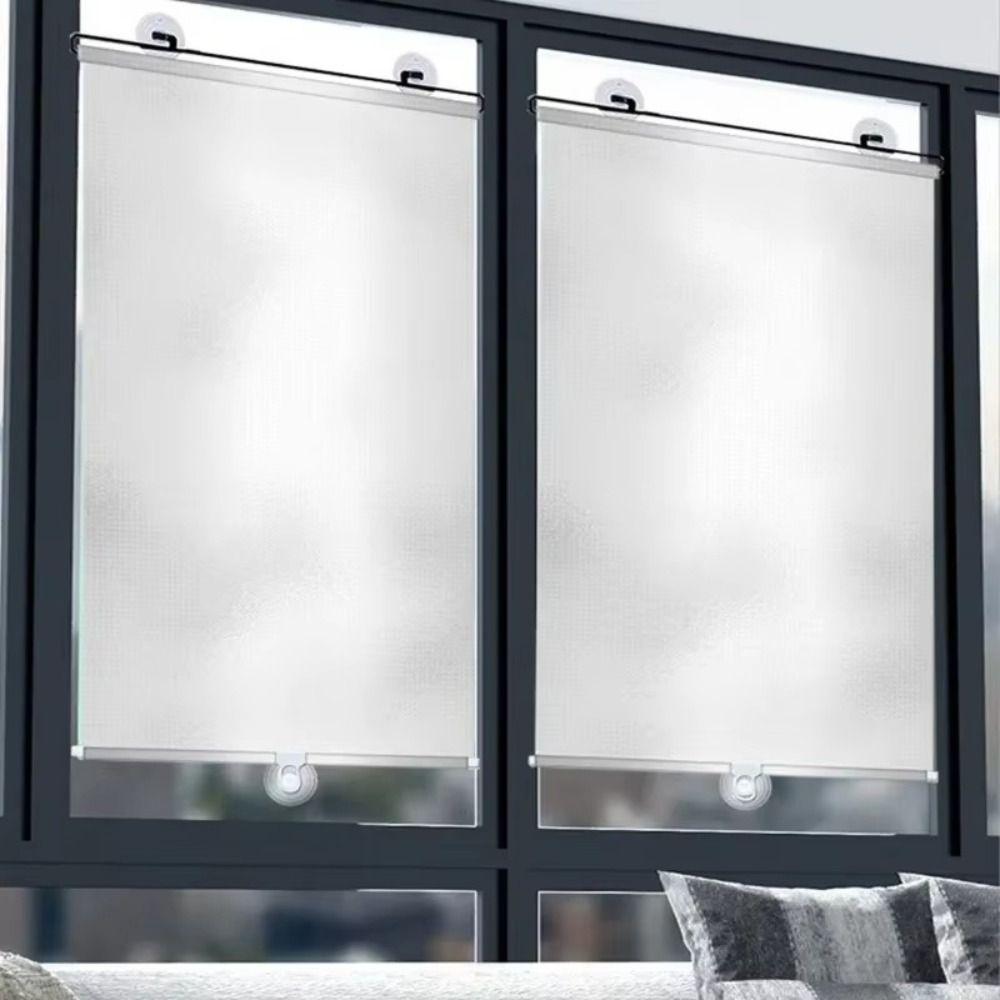 Retractable Car Side Window Sun-Shade Universal Aluminium Film Sunshade Roller Blinds Cars Windscreen Sunshade Auto Truck