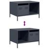 Coffee Table Anthracite 68.5 X 50 X 43.5 Cm Cold Rolled Steel