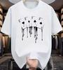 Summer New Pattern Printed Tshirt Suitable For Both Unisex And Unisex Simplecasualashionable And Versatile Pure Cotton Tshirt
