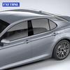 Glossy Black Carbon Fiber Window Door Deal B Pillar Post Cover Sticker For Toyota Camry 2018      2024