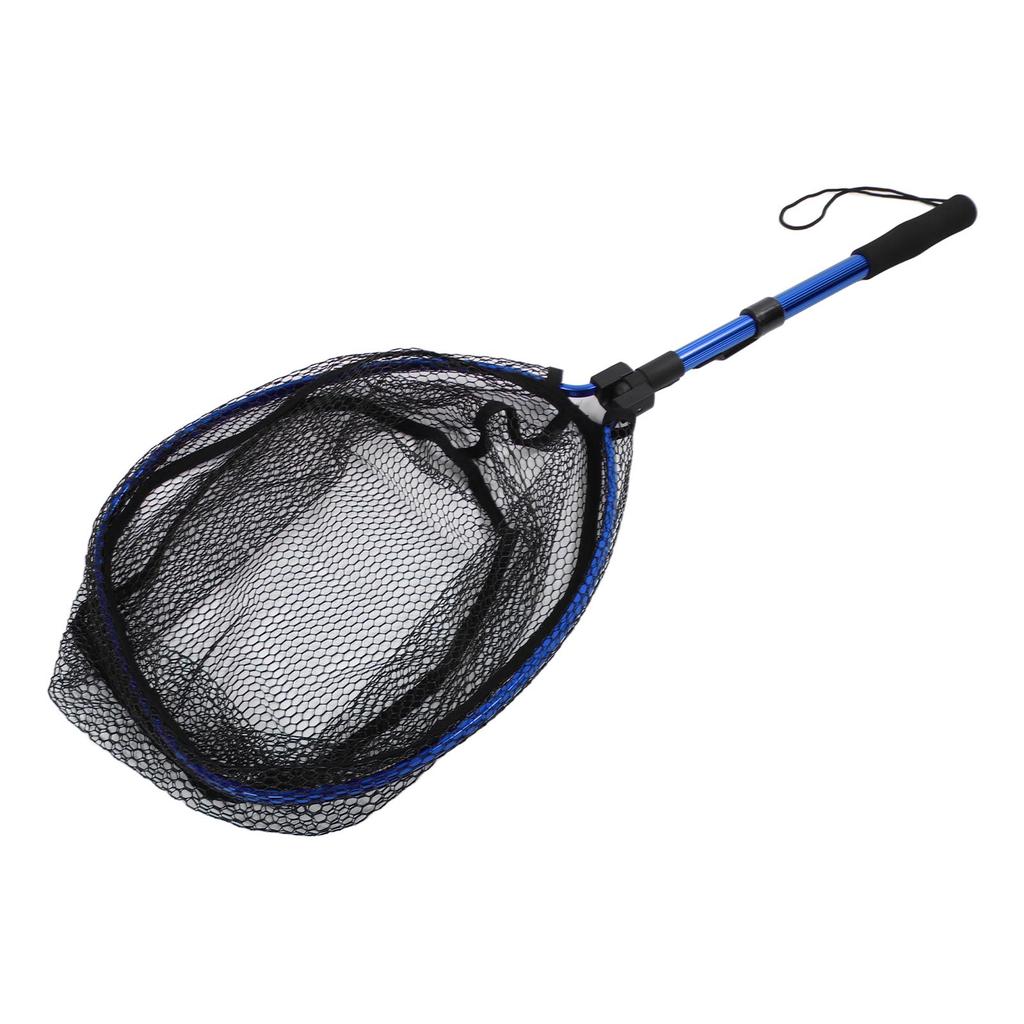 Floating Fishing Net Aluminum Alloy Rubber Foldable Extendable Portable Fish Landing Net for Easy Transportation and