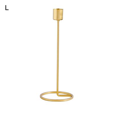 Iron Crafts Single Candlestick Head Candle Holder Wedding Romantic Table Decor