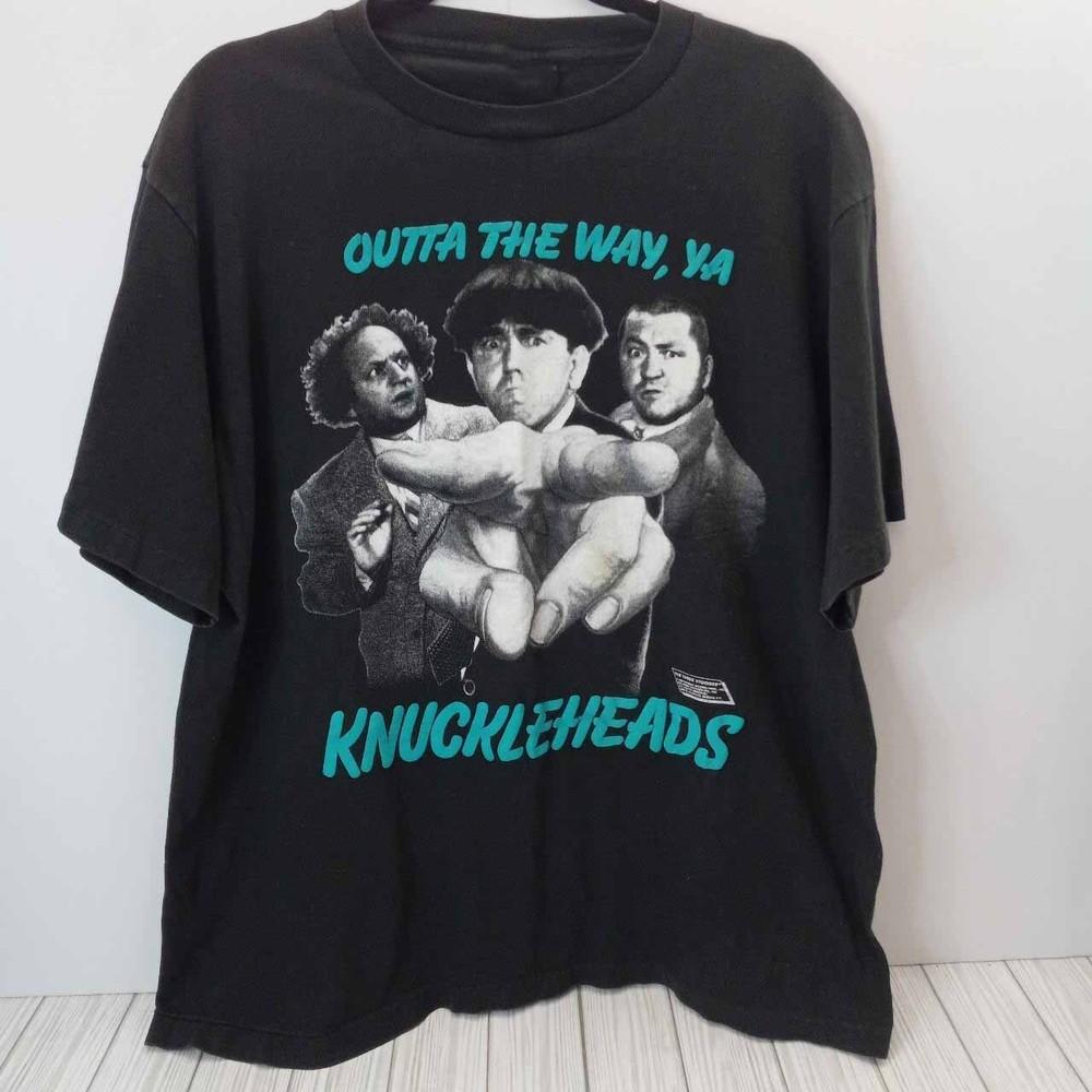 THE THREE STOOGES KNUCKLEHEADS Shirt Classic Black Unisex S-5XL LI857 Unisex T-Shirt S