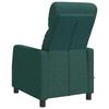 Massage Recliner Dark Green Fabric