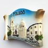 Spain Tourist Souvenris Fridge Magnets Toledo Barcelona the Sagrada Família Valencia Fridge Stickers Home Decor Birthday Gifts