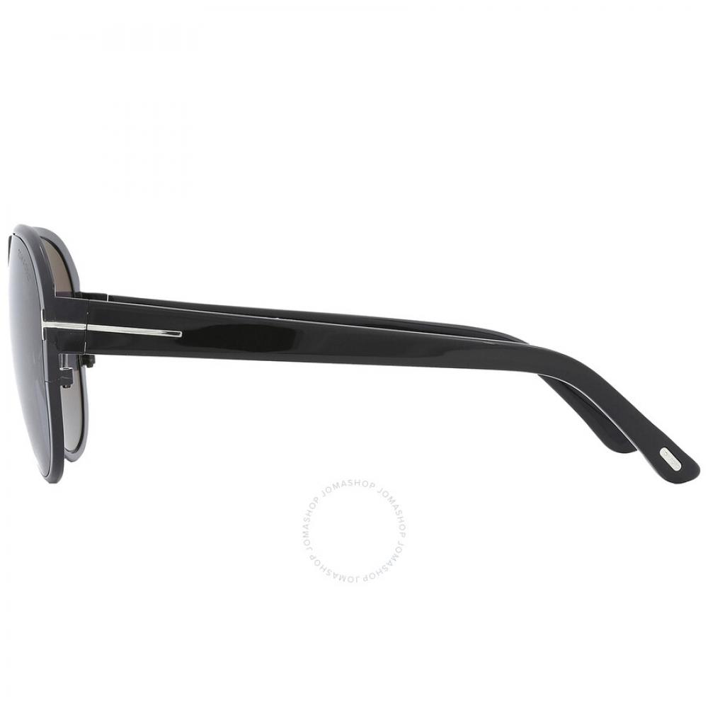 Tom Ford Vincenzo Smoke Gradient Pilot Men S SunglaSSeS Ft1072 01b 64