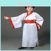 Elegante Estilo Antiguo Chino Ruqun Niñas Niños Hanfu Largo Hada Vestido Infanta