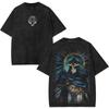 Tricou Grafic Viktor Arcan Spălat – Tricou Vintage pentru Fanii Jocului, Streetwear Casual