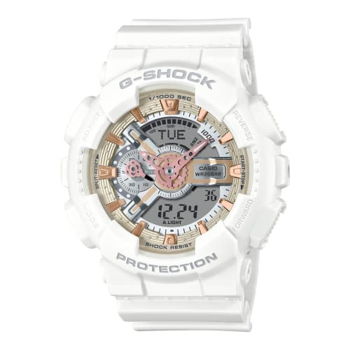 Casio-klokke G-SHOCK G PRESENTERER LOVER'S KOLLEKSJON 2024 G-SHOCK BABY-G parklokke LOV-24A-7AJR Hvit