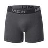7-Pack Men's Underwear: Solid-Colour Fashion Essentials Versatile Long Boxer Briefs