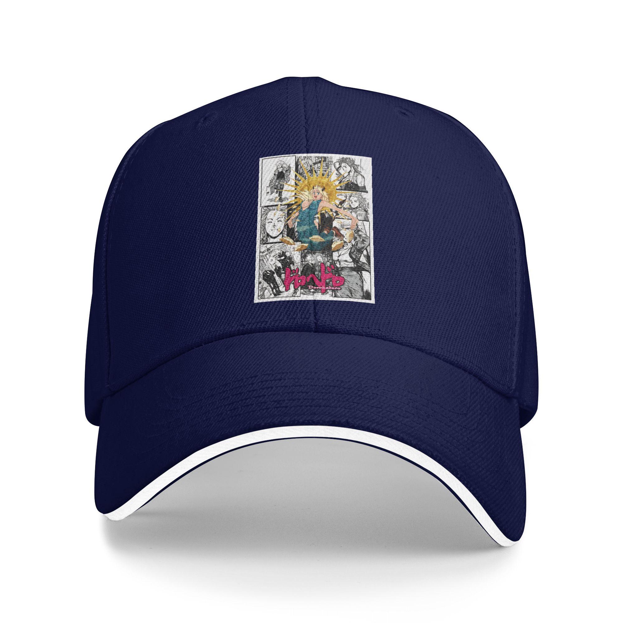 

Dorohedoro Nikaido Baseball Cap Women Men Custom DIY Trucker Hat Summer Fashion Tennis Skate High Quality Snapback Cap One Size темно-синього кольору