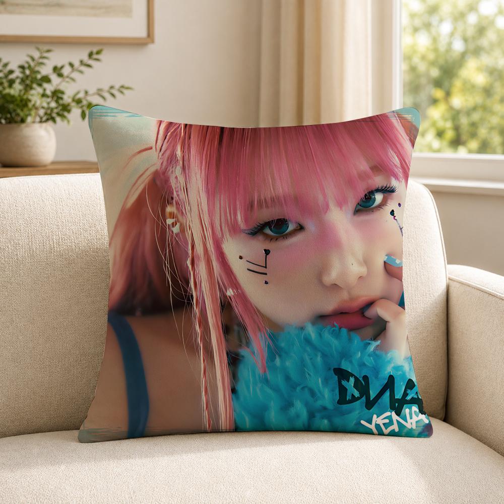 Kpop YYENA Cushion Cover Soft Short Plush SkinFriendly Cushion Case for MultiScene Use