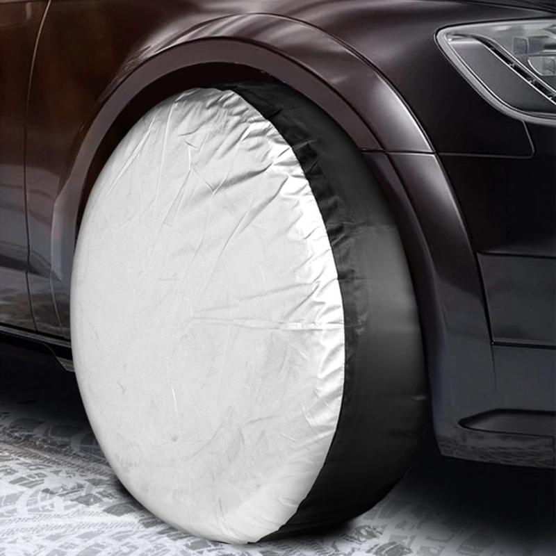 1Pc/4Pcs Spare Tyre Bag Anti Scratch Tire Cover Tire Waterproof Anti Dust Car Tire Storage Bag with Handle 65x37/80x47cm