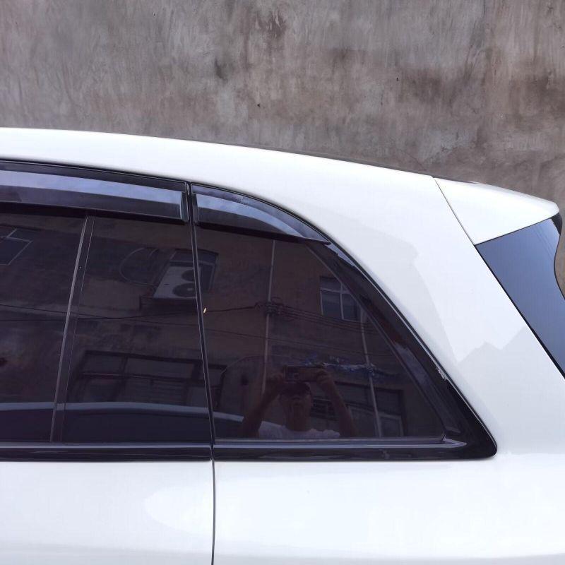 Ideal L7/L8/L9 Rain Guards - 6-Piece Car Window Rain Deflectors & Shield Set