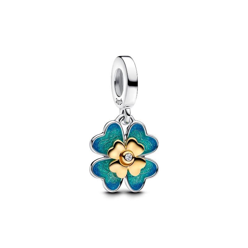 Neues Mode 925 Silber Schmetterling Sonnenblume Rose Anhänger Charm für Perlenarmband Damen Schmuck Geschenk