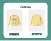 Casual Autumn/Winter Girls' Sweatshirt with Eggplant Print, Round Neck, for 26-Year-Olds, In Stock