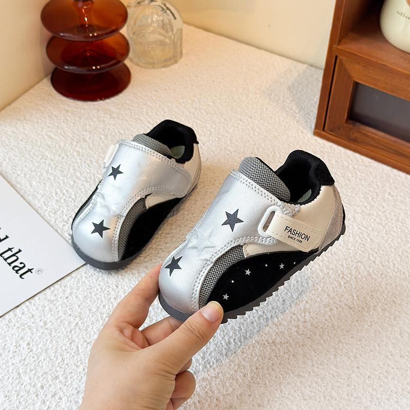 

Children Casual Running Shoes Breathable Soft Sole Sports Shoes for Boys Girls Spring Autumn size 25 чорний