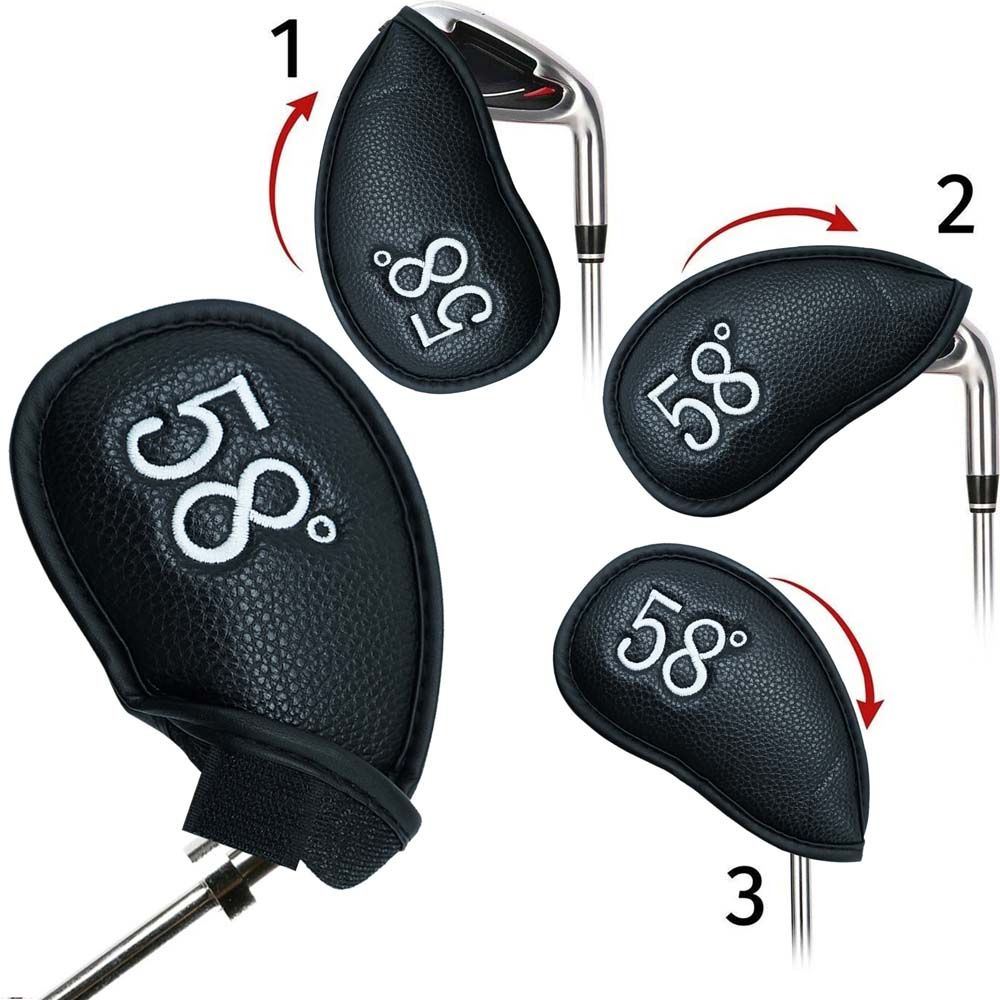 With Number Design Golf Headcovers Golf Club Cover Spider Head Cover Golf Iron Headcover