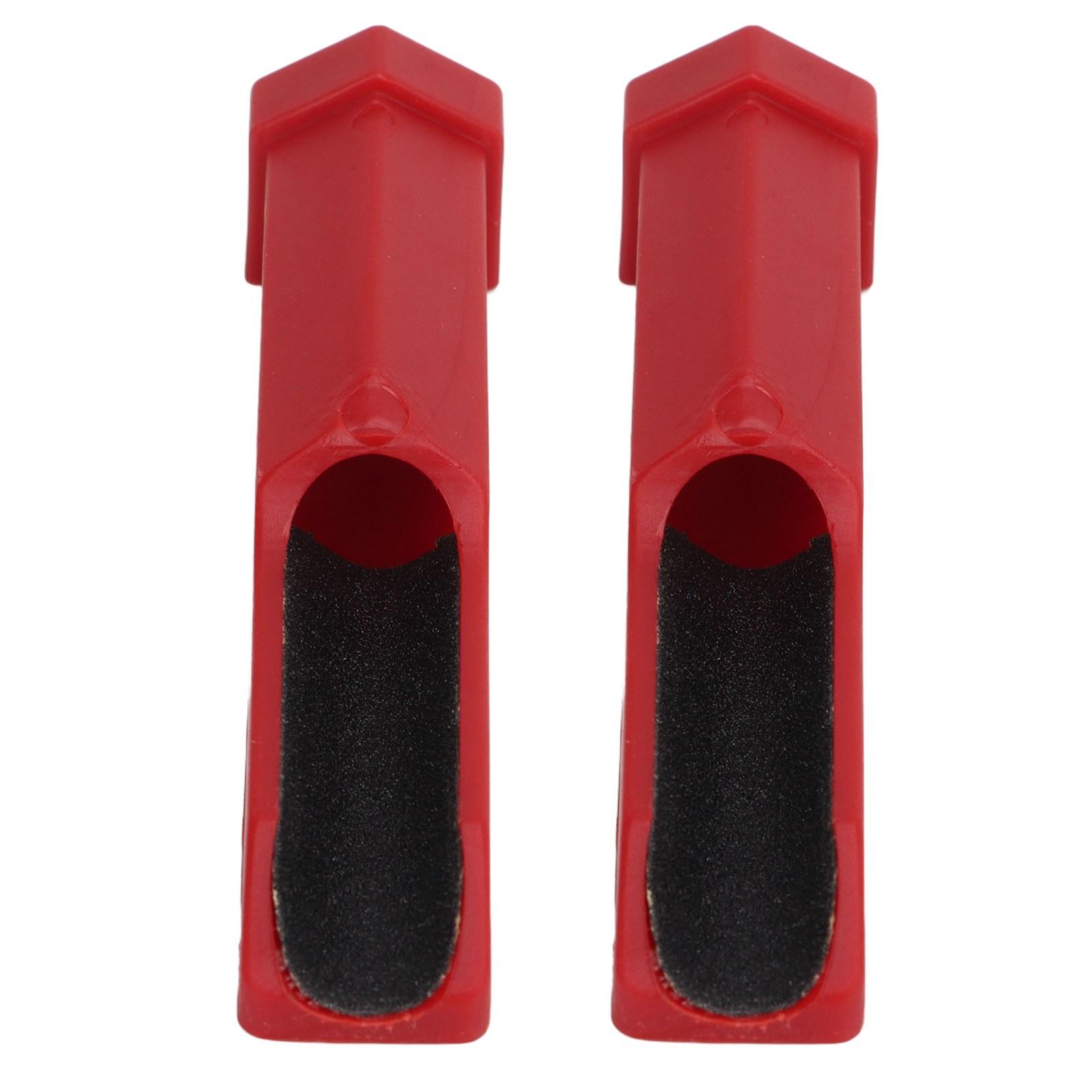 

2 шт. Наждак для наконечников бильярдного кия Легкий формирователь наконечников кия Красный Прочный пластиковый напильник Полировщик