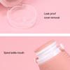 2 in 1 Shower Brush Bottle 100ml Toiletry Containers Portable Travel Refillable Bottles