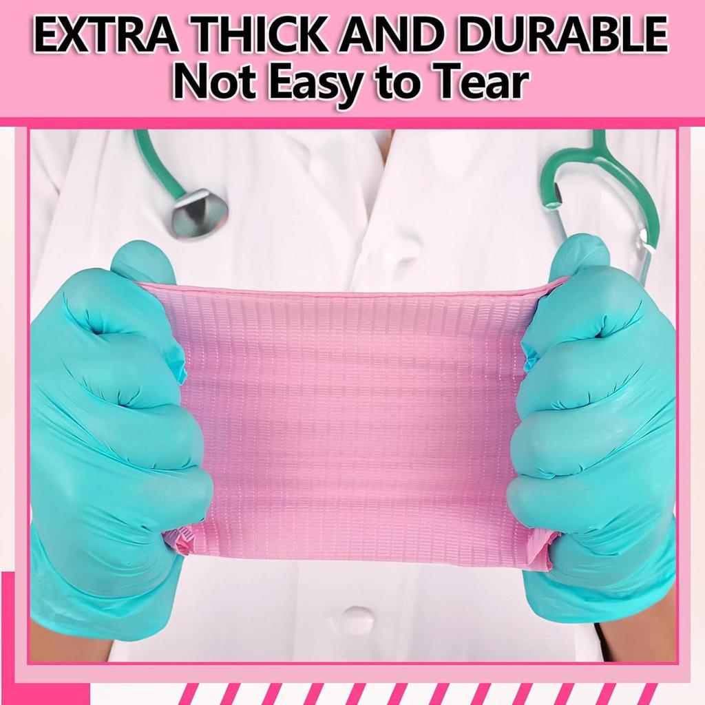 Nail Bibs 125-Piece Waterproof Salon Tray Adults Nail Towels Paper Bibs For Esthetician Patient Artist Adult Lash Manicure