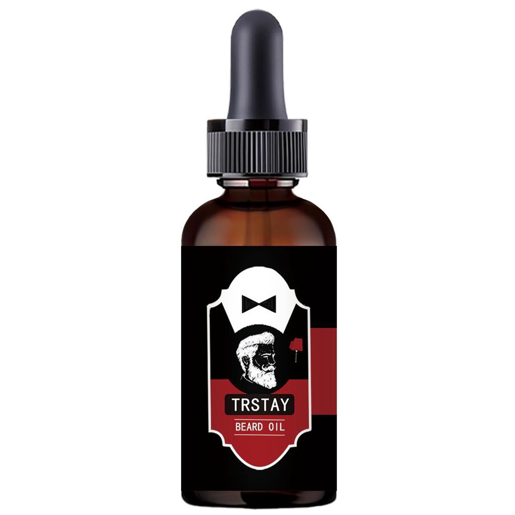 Men's Beard Growth Oil Fluid Nourishing Beard Chest Hair Growth Essential Oil Professional Brazilian Keratin Rosemary