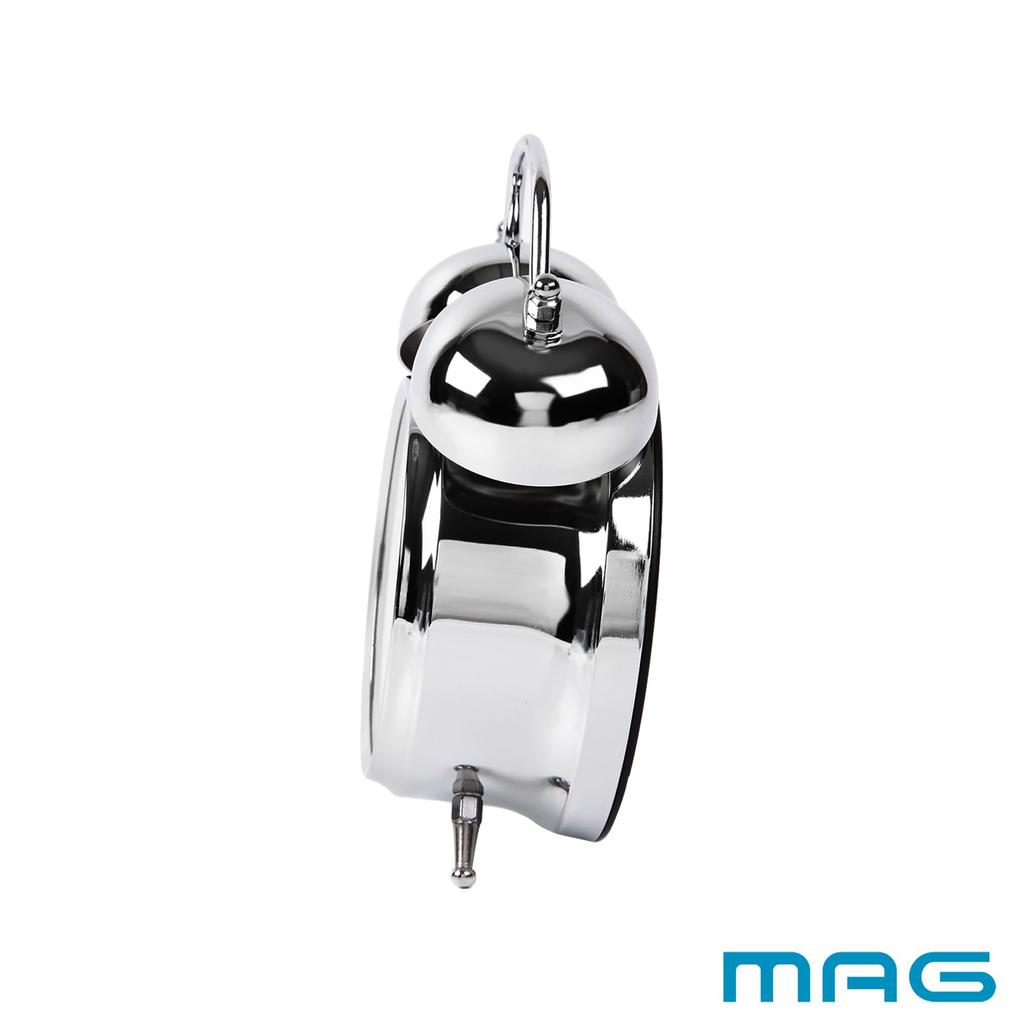 MAG Alarm Table Loud Twin Easy to Continuous Second Bell Bells Noah Precision Clock, Clock, Volume, Bell, Analog, Read, Quiet, Hand, Sound, Alarm,