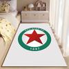 Red Star FC Logo Carpet Suitable As a Non-slip Mat for the Living Room or Bedroom Sofa