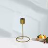 Exquisite Metal Candlestick Iron Art Single Head Candlestick Gold Candle Holders  Home Decor