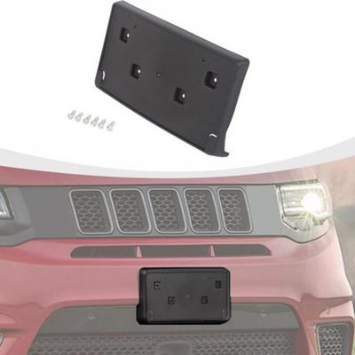 Front License Plate Bracket Holder Mount Frame for 2017- JEEP GRAND CHEROKEE