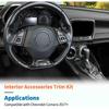JeCar Carbonfaser-Innenausstattungssatz für 2017-2023 Chevrolet Chevy Camaro LT SS ZL1 RS (Nur für 8-Zoll-Bildschirm)