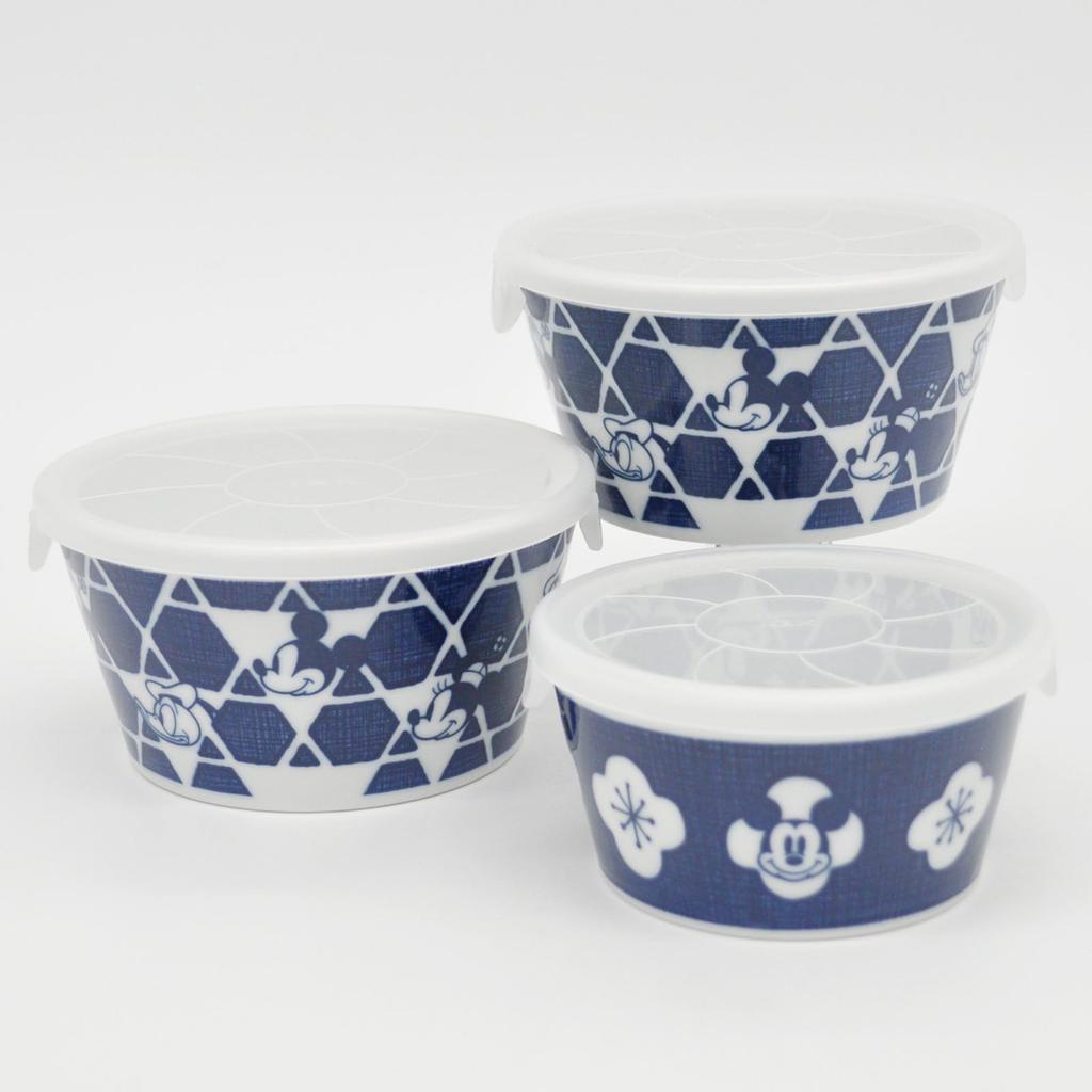 Disney Mickey Mouse Friends storage microwave canisters with 1 x 2 x microwave and dishwasher Japanese miscellaneous made in & containers, packs,