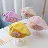 Winter Toddlers Beret Princess Girls Warm Hat Lovely Knitted Caps Windproof Hats Baby Stylish Bonnet for Infant 6M-4T