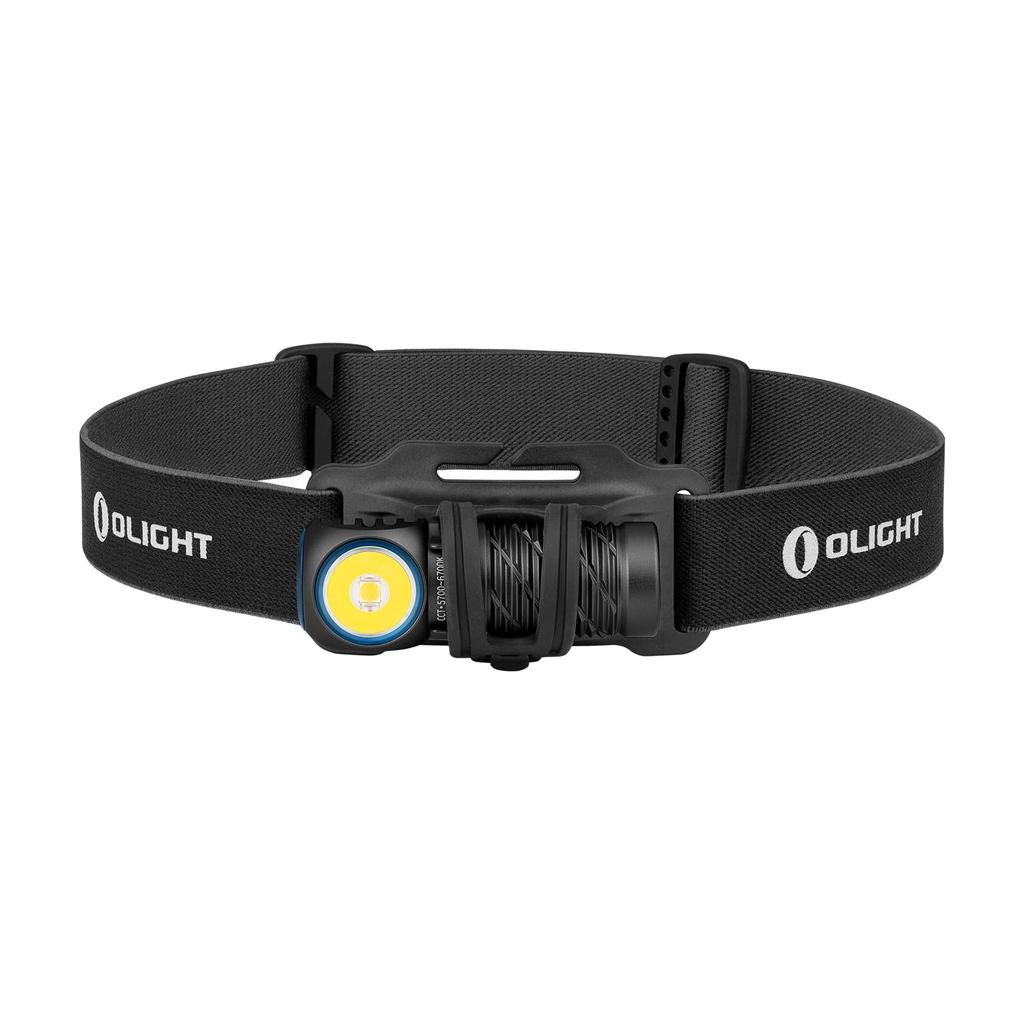 OLIGHT Perun 2 Mini 1100 Adjustable 6 Lighting IPX8 Ideal for Disaster Outdoor Night and Power Cold White Headlamp/Flashlight, Rechargeable,
