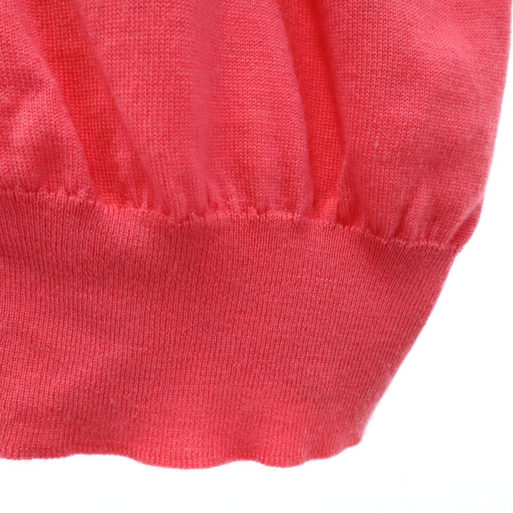 BALLANTYNE Wool 100% Knit Cardigan 42 Pink Women Used