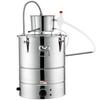 VEVOR Essential Oil Still Water Distiller 49.2L with Thumper Keg & Water Pump