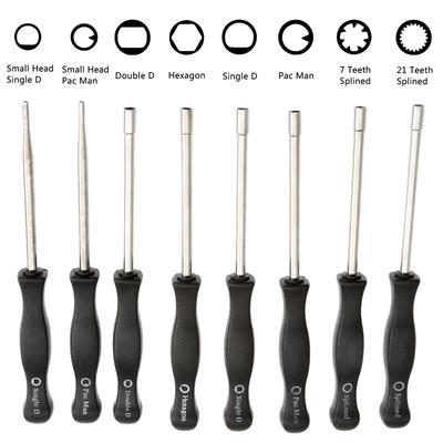 1pc Carburetor Adjustment Tool Pac Man/Small Pac Man/Single D/ Single D/Double D/Hexagon/7 Teeth /21 Teeth Splined Screwdriver
