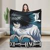 Death Note Manga Anime TV Show Poste Blanket Soft Street Trend Plush Throw Blanket For Bedroom Flannel Bedspread Bed Cover