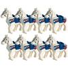 MOC Medieval Military Building Blocks Cavalry Regiment Knight Horse Animal Accessories Set Mini Bricks Buy Goods Boy Toy Gift