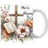 3D Cross Ceramic Coffee Mug Tea Mug New Hope Sunshine