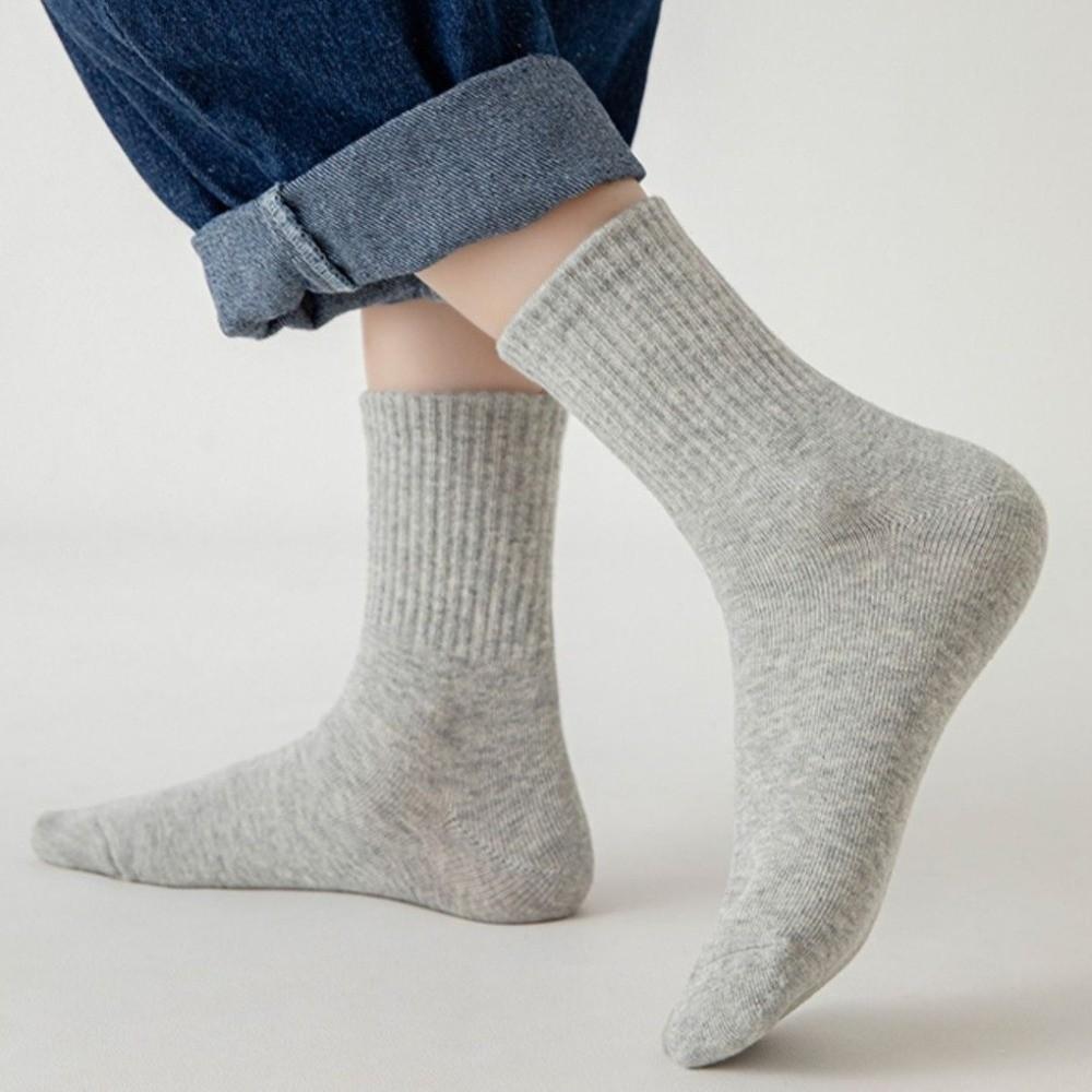 3pairs Absorbing Sweat Cotton Socks 3 Pairs Student Socks Comfortable Sport Socks For Boys Girls