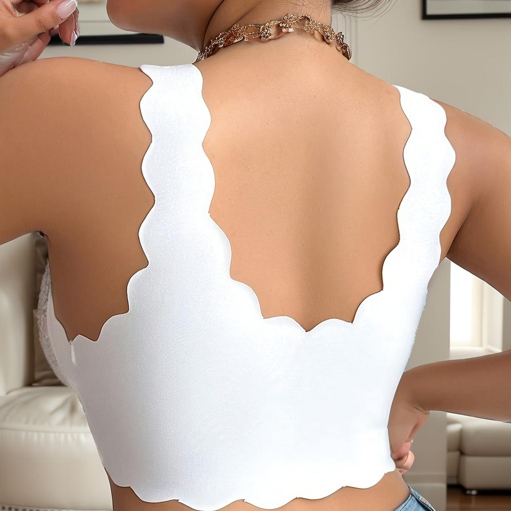 Europäische und amerikanische sexy Dessous Spitze vorne Hot Girl ohne Stahlbügel Hosenträger Große Größe BH