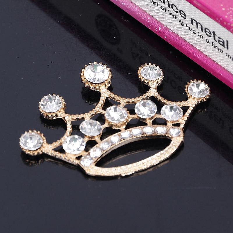 Enood 40Pcs Palm Crown Rhinestone Button Sewing Trim & Embellishments Craft Buckles DIY Hair Accessories Phone case Decoration