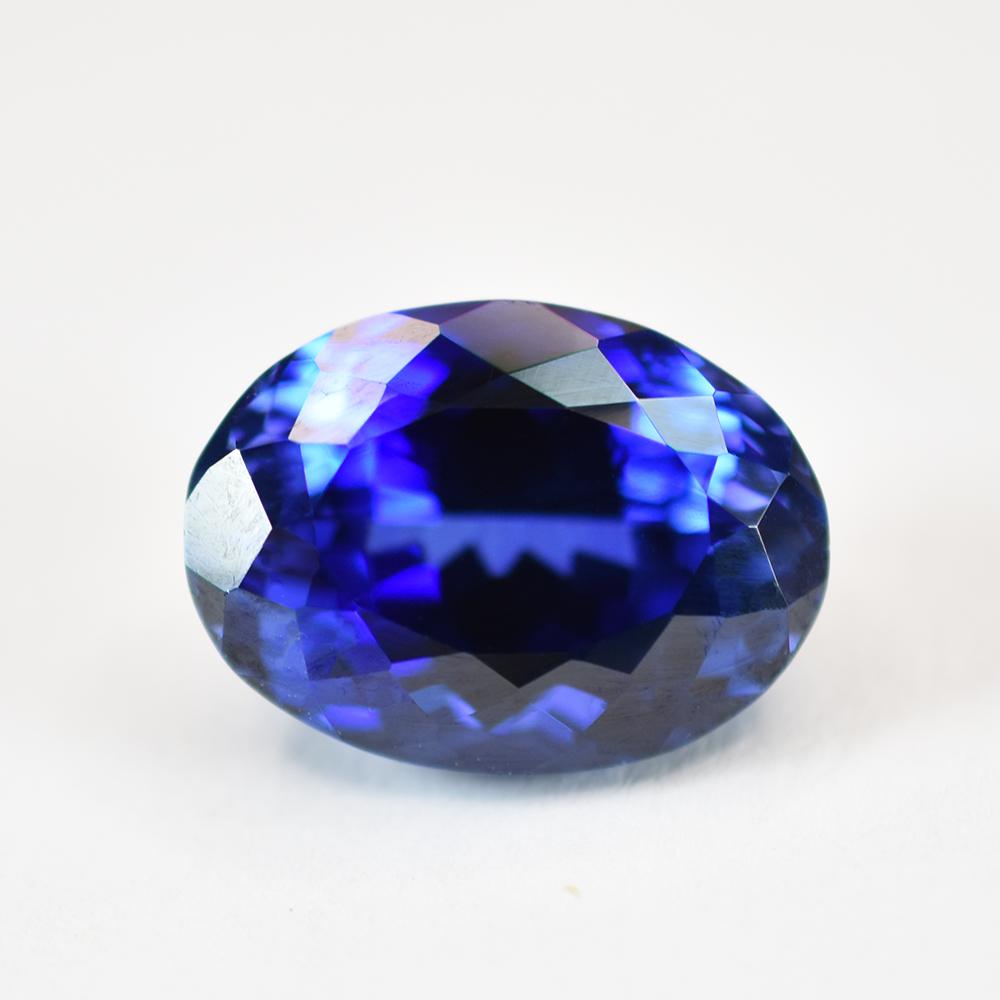 High-Quality 14.80 Ct Natural DEEP Blue Tanzanite   LOOSE Gemstone
